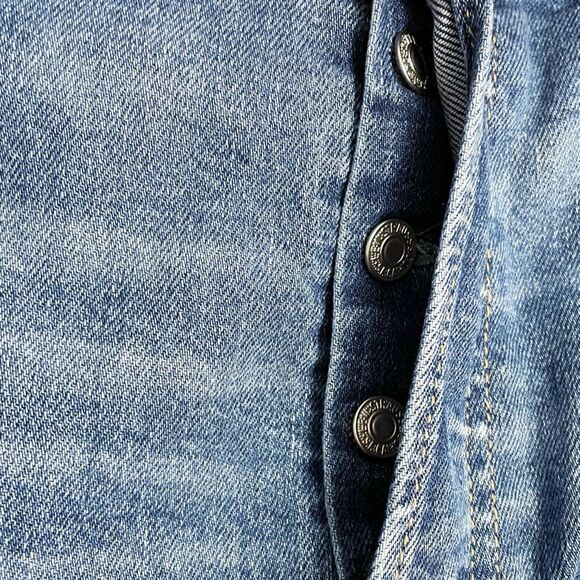 NWT Levi’s Ribcage Straight Jeans Size 29 | 8 in Summer Slide Ankle Medium Wash - Picture 9 of 16